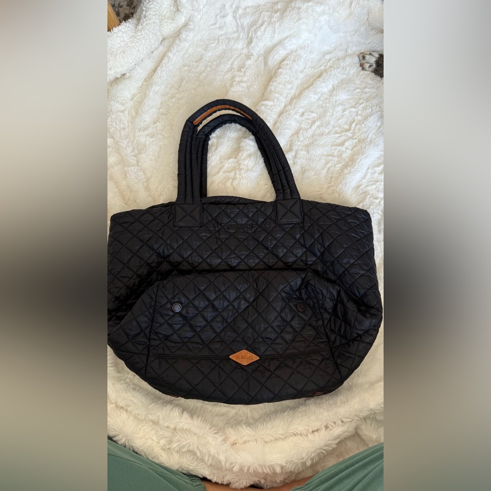 MZ Wallace Black Quilted Tote